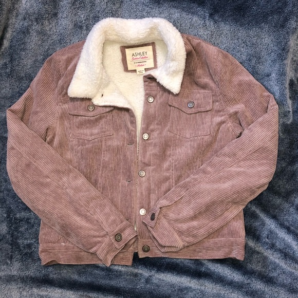 Jackets & Blazers - Mauve Corduroy Jacket